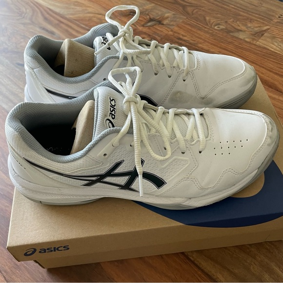 Asics Gel-Dedicate 7 White/Black Tennis Shoes | Men’s Size 9.5 - Picture 3 of 12